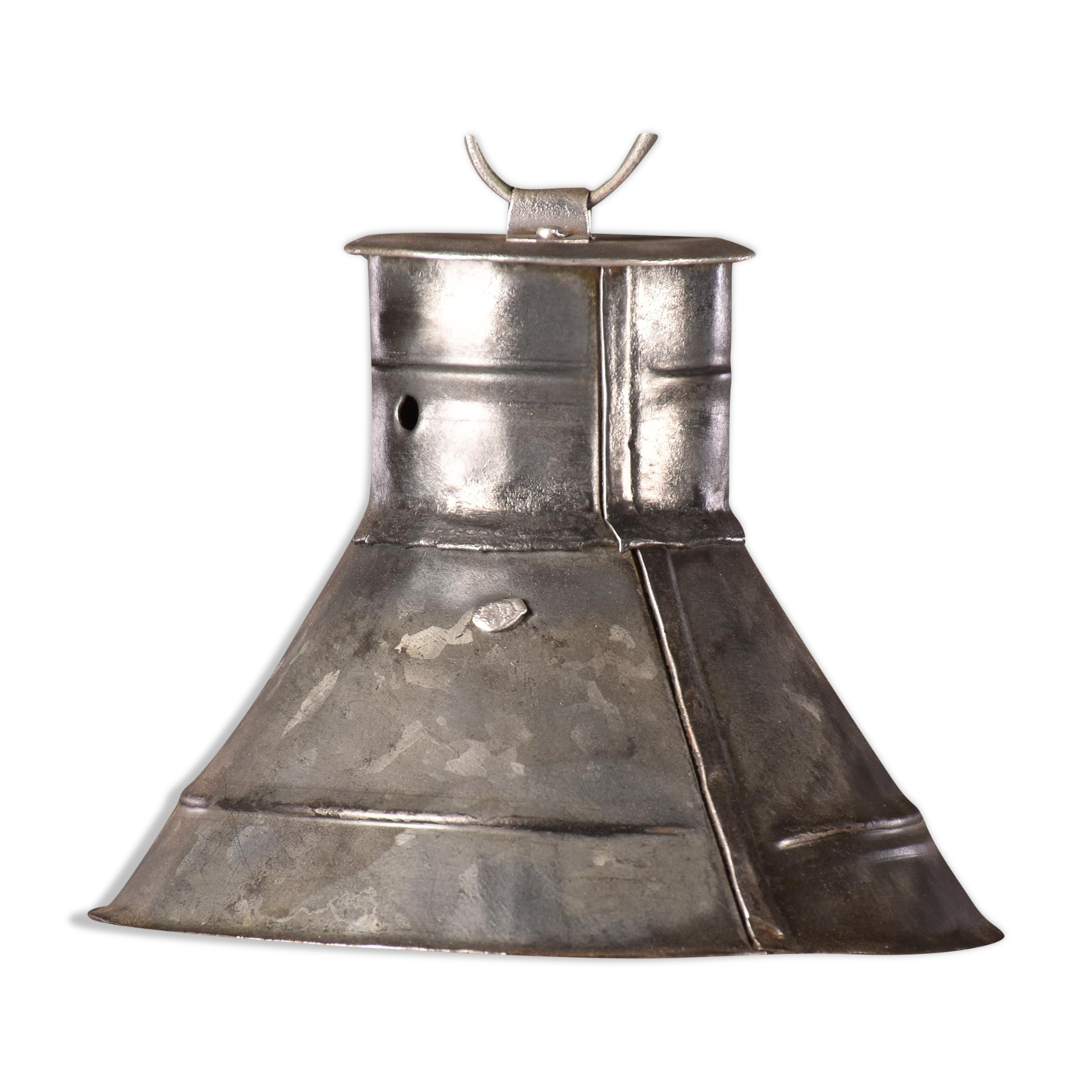 Industrial zinc pendant lamp brocante light