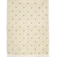 Kilim Berber ecru with black squares 180 x 130 cm