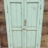 Ancienne armoire Art déco en teck birman