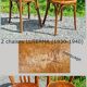Mix 6 art deco bistro chairs, Thonet, Fischel et Luterma