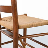Viggo Hardie-Fischer, set of 6 Danish church chairs in oak for Sorø Møbelfabrik. 1950s