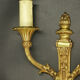 Pair of Louis XVI style torch lamps