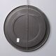 Vintage round mirror, iron and glass frame, Italy, 1960s