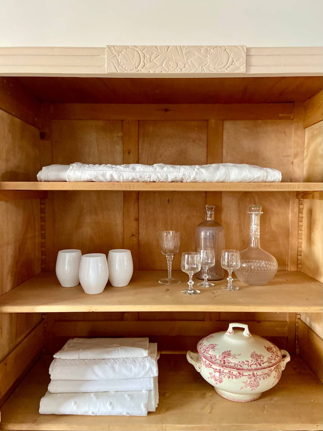 Parisian Art Deco nude pink wardrobe