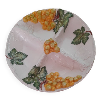 Vintage Italian hand-painted ceramic dish