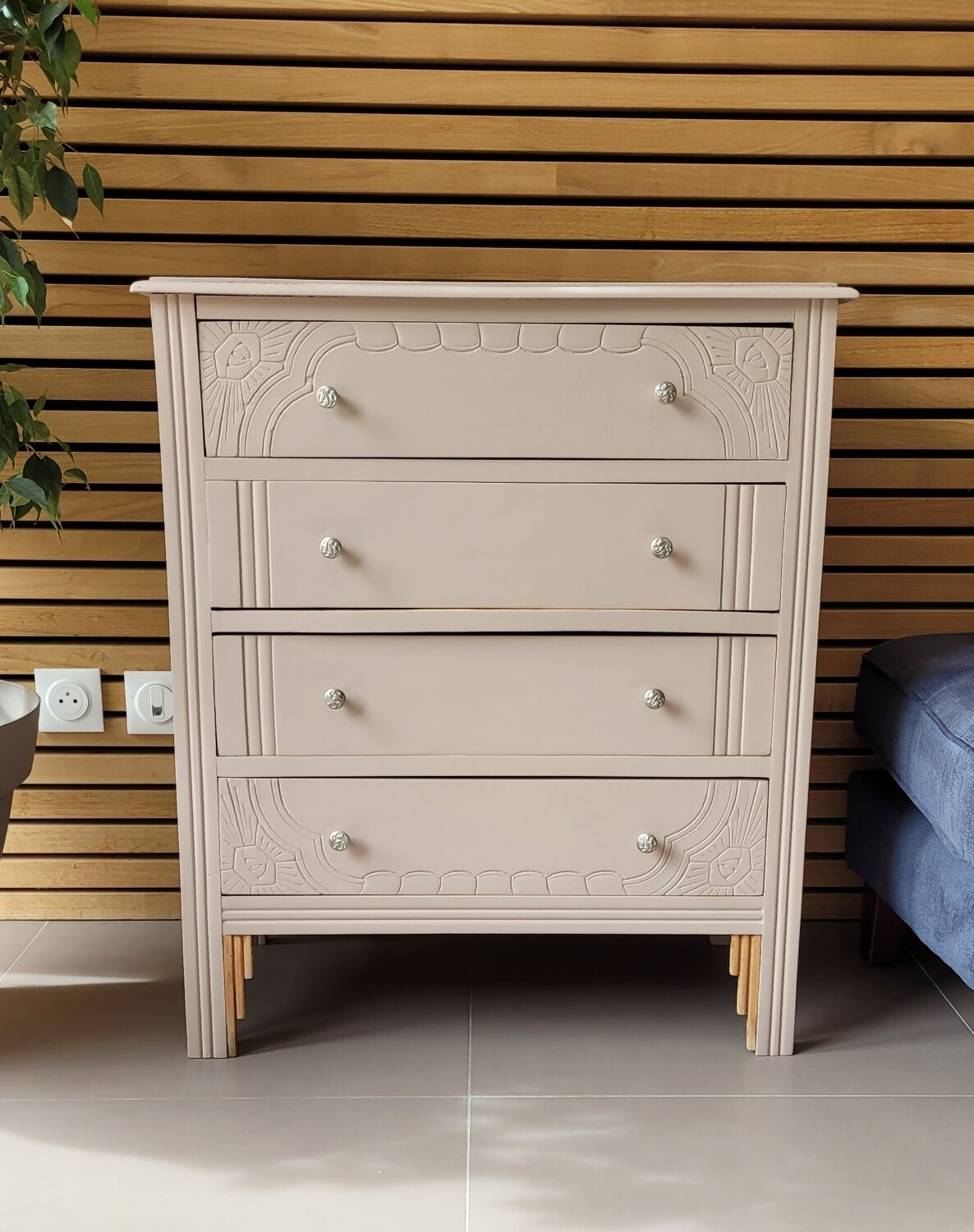 Commode art déco vintage