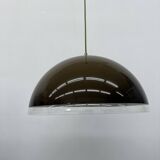 Mushroom hanging lamp brown , 1970s