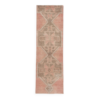 3x10 Rug For Hallway Vintage Runner Rug, 91x291Cm