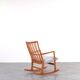 Rocking Chair ML33 by Hans J. Wegner for A/S Mikael Laursen, 1950s.