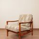 Vintage armchair with cushions, designed by Zenon Bączyk, Poland, 1960s.