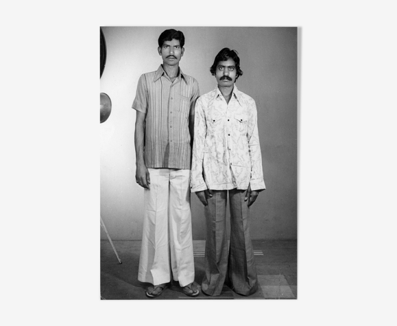 Portrait de deux amis à Jaipur