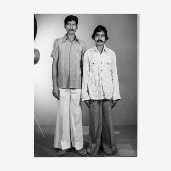 Portrait of two friends in Jaipur