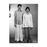 Portrait of two friends in Jaipur