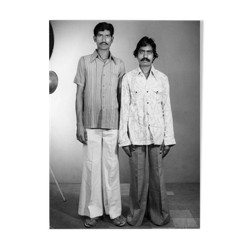 Portrait of two friends in Jaipur