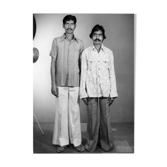Portrait de deux amis à Jaipur