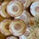Set of 9 old ironstone hollow plates - Jardinière de Saint Amand