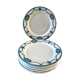 Set of 6 dessert plates 60s English style