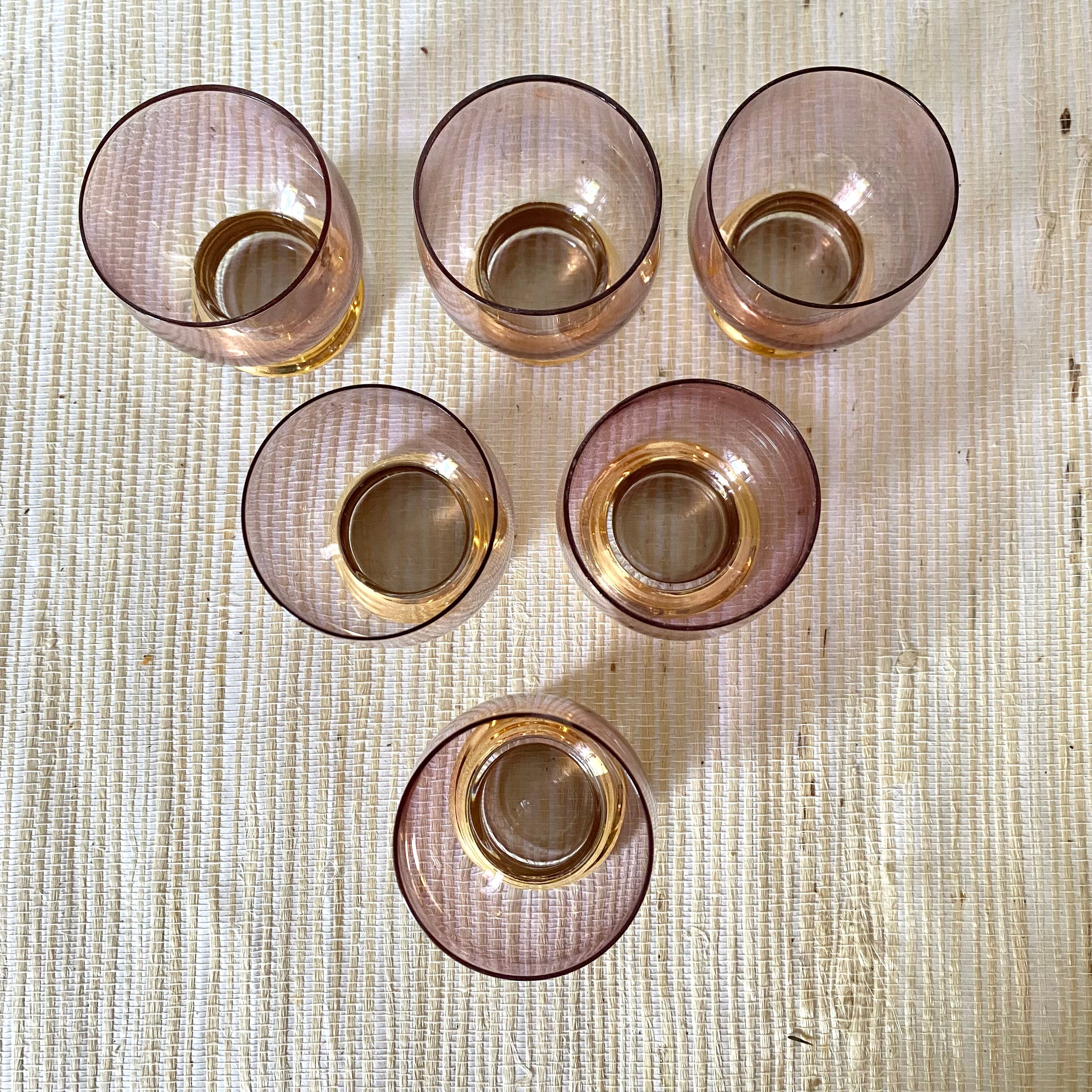 Old roses and gold glasses