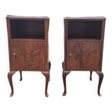 Set of 2 antique bedside tables
