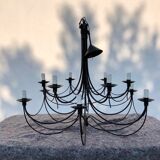 Wrought iron chandelier 1990