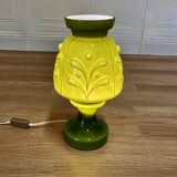 Large glass lamp Scandinavian design 1950.