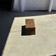 Small low bench in old teak from Indonesia H16 L39