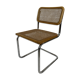 Chaise design Cesca modèle b32 en chrome