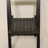 Vintage wooden folding chair