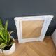 Antique mirror with painted wooden frame