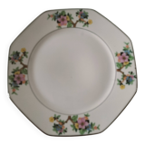 Vierzon porcelain footed plate – Edgar Gaucher, 1950s