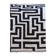 Black and White Berber Rug - 347 x 242 cm