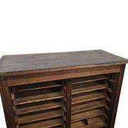 Commode/classeur/armoire de notaire vintage en bois