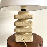 Lampe en pierre Albert Tormos 1970