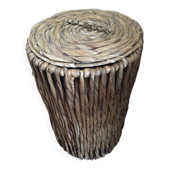 Plant fiber basket