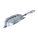 Picks up silver metal crumbs