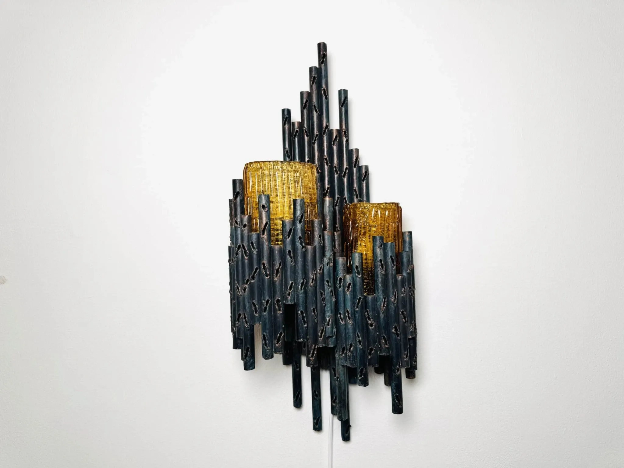 Brutalist Wall Lamp By Marcel Fantoni, Italy, 1960S