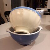 Set of 10 old vintage bowls