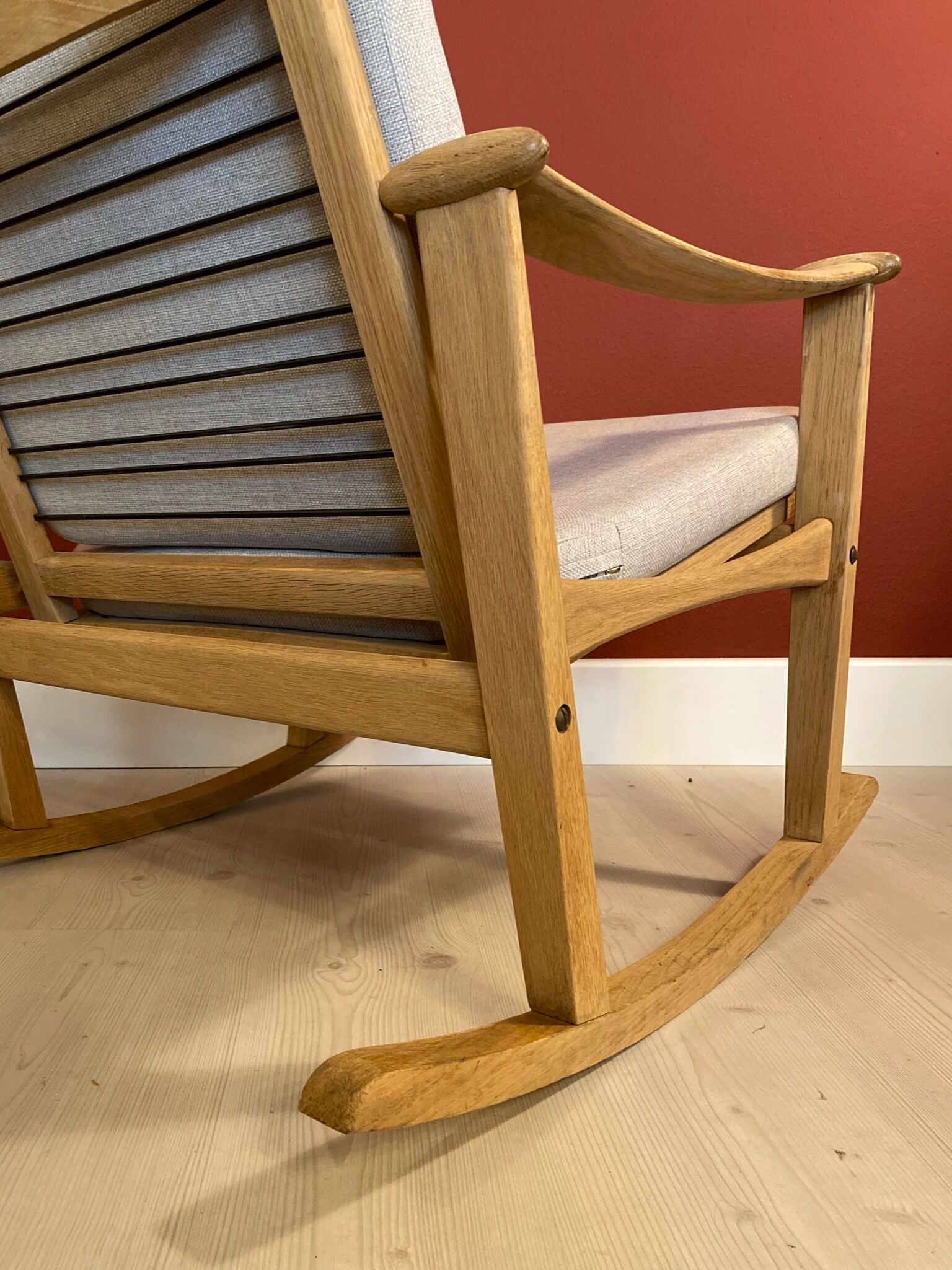 Danish rocking chair by Finn Juhl for M. Nissen, Denmark 1960s