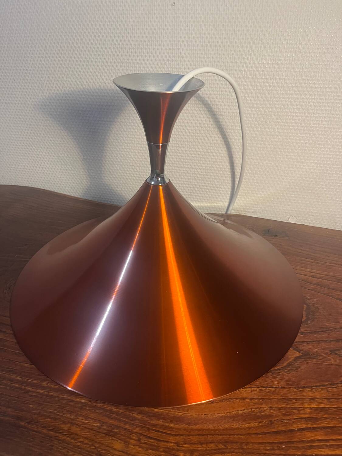 Metal pendant light, 1960s