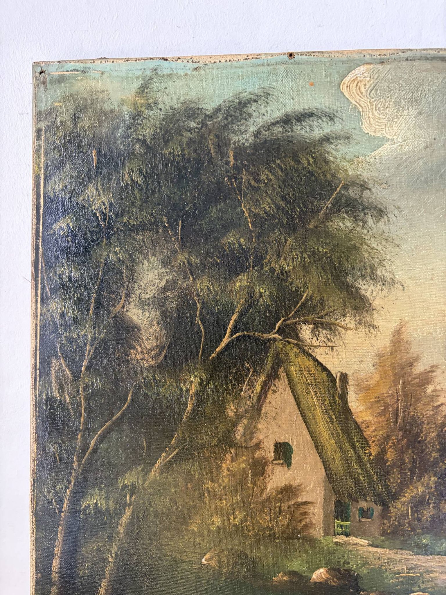 Rural landscape, late 19th century, oil on canvas signed
