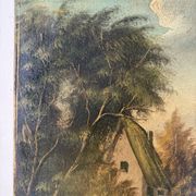 Rural landscape, late 19th century, oil on canvas signed