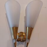 applique double vintage, années 50-60