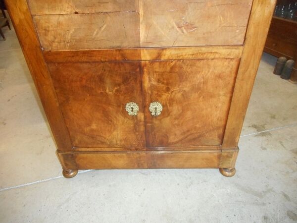 Secretaire d'epoque restauration en noyer du XIXème siecle