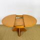 Vintage Scandinavian round dining table