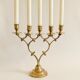 Chandelier ancien 5 branches en laiton