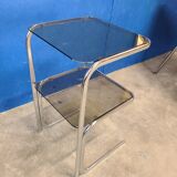 Vintage smoked glass and chrome harness