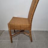 Rattan and wicker chair