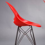 Set of four chairs with base