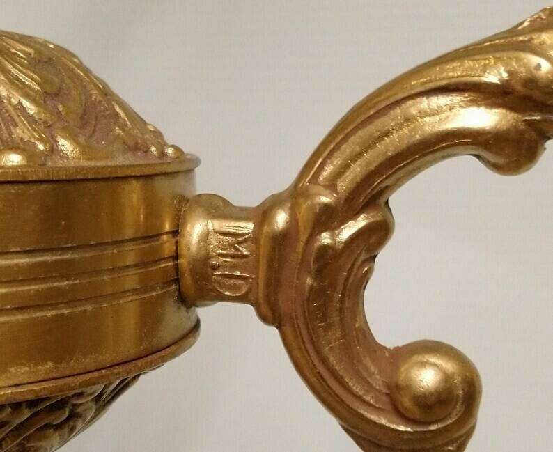 Louis xv bronze 3 branch chandelier vintage timeless elegance