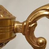 Louis xv bronze 3 branch chandelier vintage timeless elegance